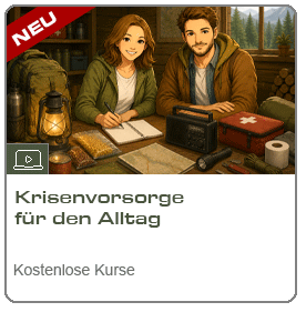 Kursübersicht: Krisenvorsorge für den Alltag – Familie bereitet sich auf eine Notlage vor